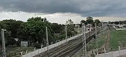 Vías de la Estación Bosques.