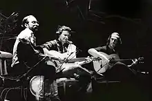 Con John McLaughlin y Paco de Lucía.