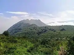 Pico Tres picos en la Mota Chica