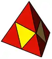 Octaedro, tetraedro triangulado