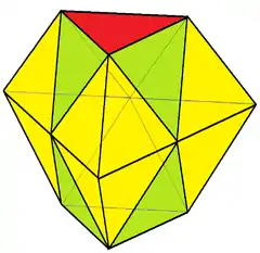 Bipirámide triangular truncada triangulada