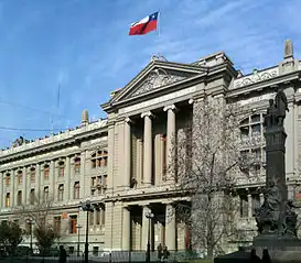 Palacio de los Tribunales de Justicia de Santiago (Santiago, 1905-1930)