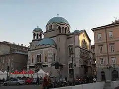 Templo de la Santísima Trinidad y San Spiridio, Trieste, Italia.