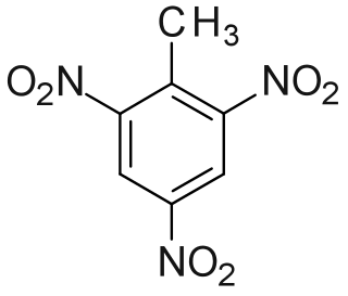 estructura del trinitrotolueno (TNT)