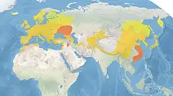 Distribución de Troglodytes troglodytes