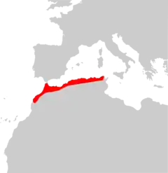 Mapa de distribución.