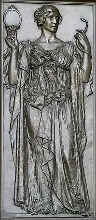 Puerta de bronce , Verdad-Truth (1896-98), Biblioteca del Congreso, Washington, D. C.