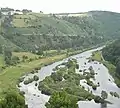 Una vista del valle del Truyere desde Chaliers