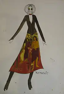 Dibujo por Tseklenis (1972, MFFP)