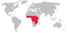 Distribución geográfica de las moscas tsetse