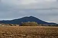 Vista del monte Tsukuba en invierno desde Tsukuba.