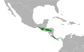 Distribución geográfica del zorzal serrano.