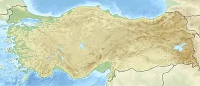 Lago Akşehir ubicada en Turquía