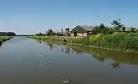 entre Horssen y Hernen, la granja en el paisaje de pólders