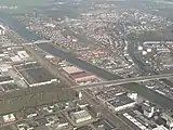 Vista desde el avion entre Maarssen y Utrecht