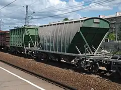 Tolvas de los ferrocarriles de Rusia.