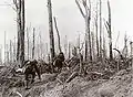 Marines estadounidenses durante la batalla.