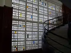 Vitral de Alejandro Otero en la Ciudad Universitaria de Caracas