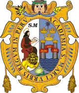 Escudo de la Universidad Nacional Mayor de San Marcos, Lima (Perú).