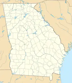 Cartersville ubicada en Georgia (Estados Unidos)