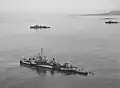 USS William D. Porter (DD-579) en la bahía Masacre el 9 de junio de 1944.