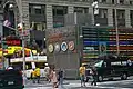 Una estación de reclutamiento del ejército estadounidense en el Times Square, NYC