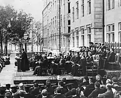 Convocation en la Universidad de Chicago (1894).