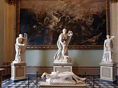 Grupo de Niobe, en la Galeria Uffizi.