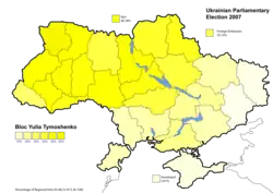 Bloque Yulia Tymoshenko (30.71%