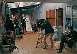 Une noce chez le photographe (1879), Musée des beaux-arts de Lyon