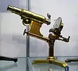 Microscopio universal, Bausch & Lomb, (c. 1890).
