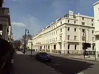 Aspecto de Upper Belgrave Street, una de las calles más exclusivas de Belgravia.