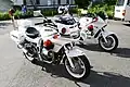 Suzuki Bandit (adelante) y una Honda VFR750 (atras)