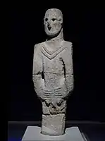 La estatua expuesta en el Museo Arqueológico de Sanliurfa.