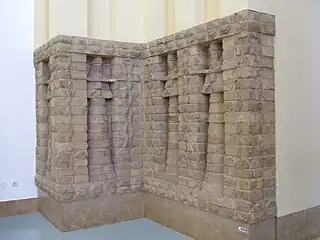 Reconstrucción de parte del templo de Inanna en Uruk (c. 1413 a. C.)