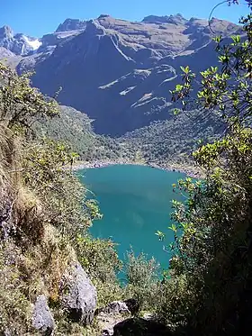 Entrada al lago Usphaqucha