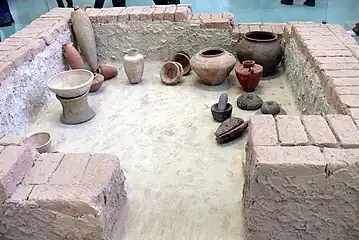 Reconstrucción de una vivienda de Habuba Kabira, periodo de Uruk (IV milenio a. C.)