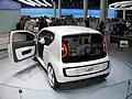 Prototipo Volkswagen up! Vista posterior.