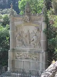 Quinto Misterio de Gozo: El Hallazgo de Jesús en el Templo, Rosario Monumental de Montserrat.