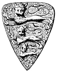 Escudo de Valdemar Birgersson(Adoptado ca.1252)