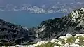 Vista al circo y al lago de Garda