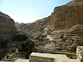 Wadi Qelt a la altura del monasterio