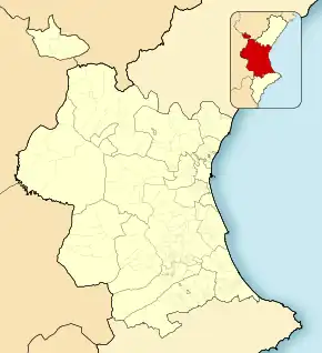 Játiva ubicada en Provincia de Valencia