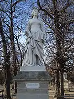 Valentina de Milán (1868) de la serie y Reinas de Francia y mujeres ilustres del Jardín de Luxemburgo