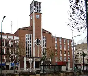 Parroquia de la Inmaculada (Padres Franciscanos) Valladolid. Arquitecto: Julio González.Foto: wikicommons