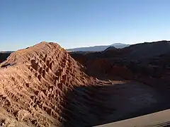 El valle de la Luna, cerca de San Pedro de Atacama