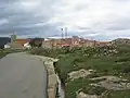 Vista parcial de Veguillas de la Sierra (Teruel), desde la entrada sur de la población.