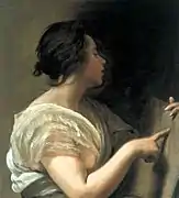 Sibila con tabula rasa, de Velázquez