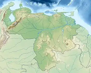 Isla Otama ubicada en Venezuela