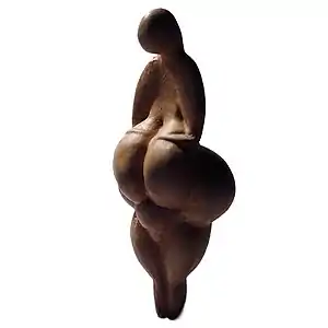 Venus de Lespugue, una de las denominadas venus paleolíticas.